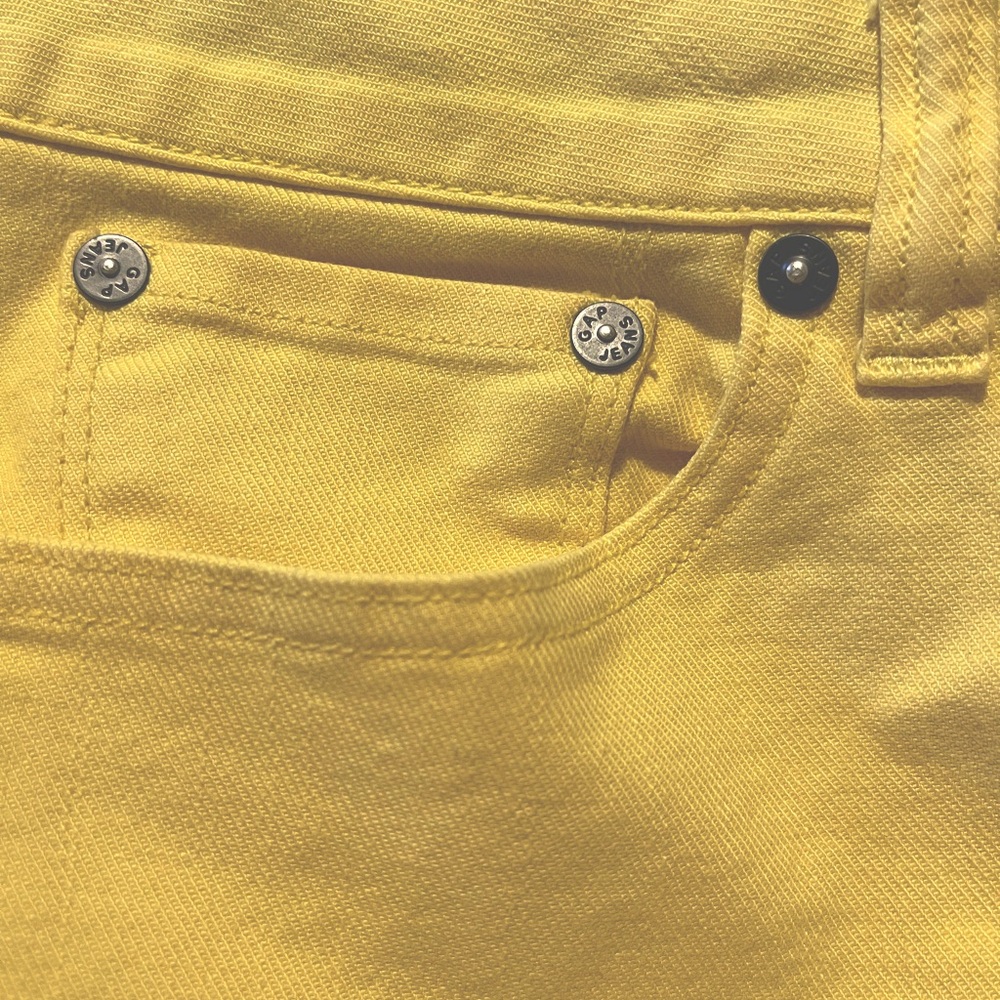 💙Gap established 1969 Bright Yellow Pants - Picture 11 of 11